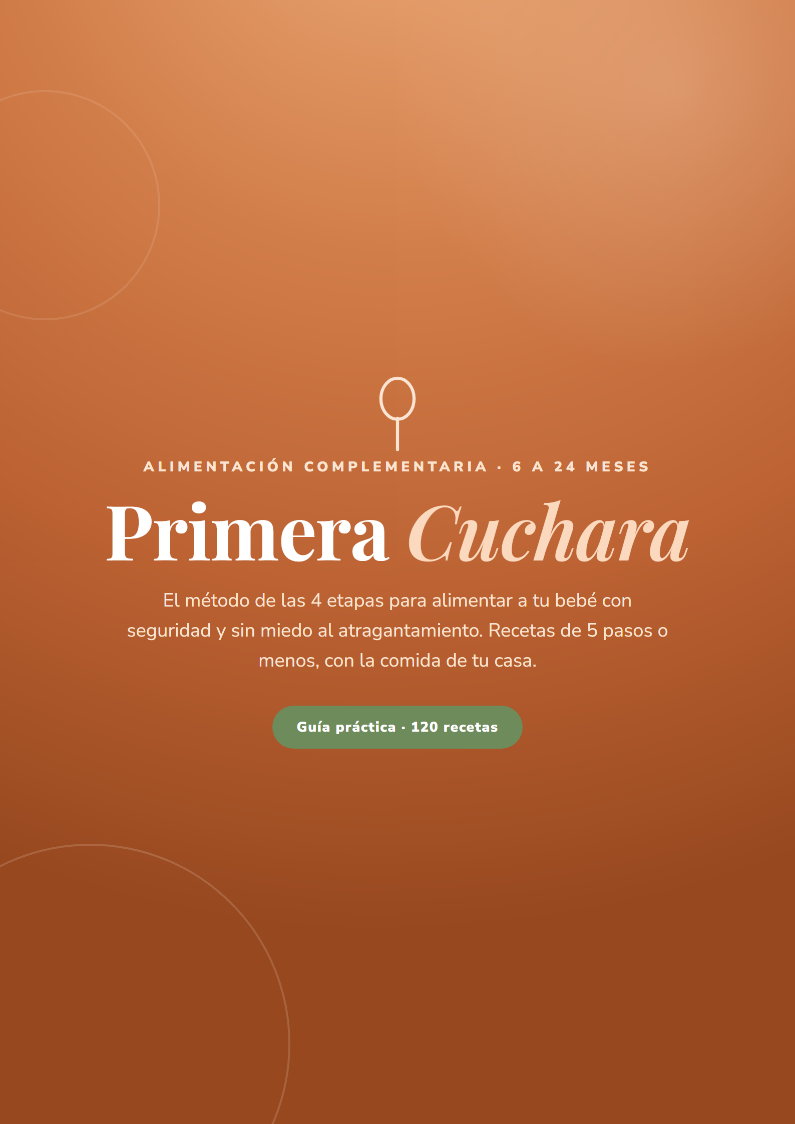 Guía Primera Cuchara — alimentación complementaria de 6 a 24 meses